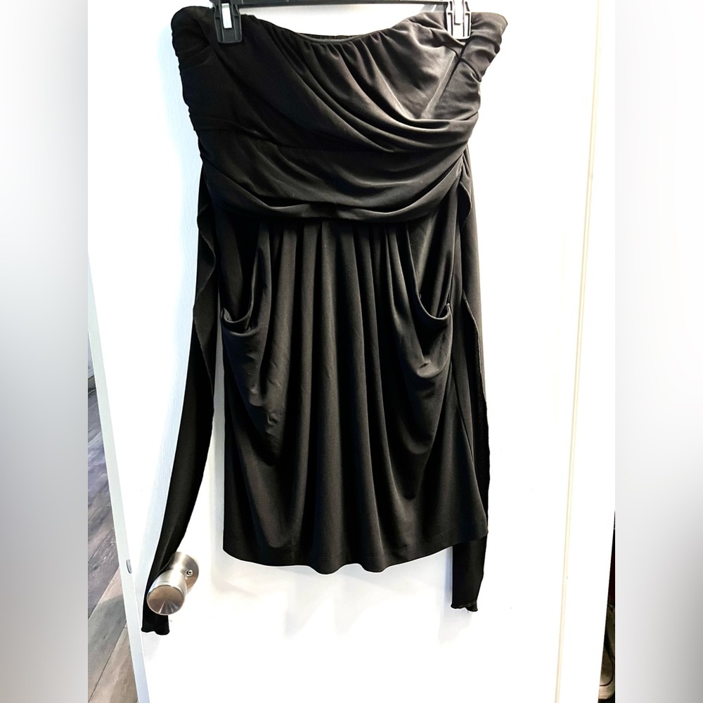 Black Strapless Dress